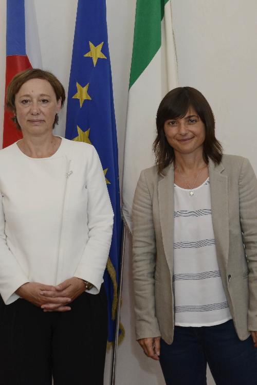 Debora Serracchiani (Presidente Regione Friuli Venezia Giulia) incontra Hana Hubácová (Ambasciatore Repubblica Ceca) - Trieste 16/06/2017